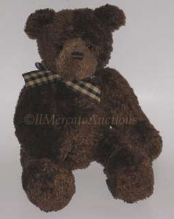 GUND BOGIE 15000 Plush Dark Brown TEDDY BEAR Toy Doll  