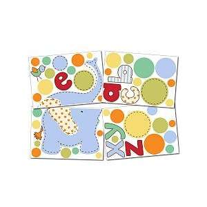  Living Textiles Baby Wall Decal Set   Play Date Baby