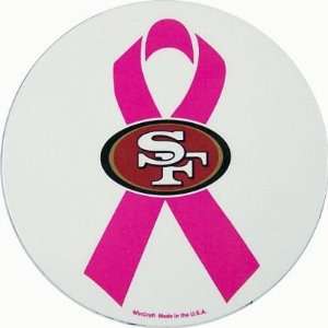  SAN FRANCISCO 49ERS OFFICIAL PINK RIBBON BREAST CANCER 