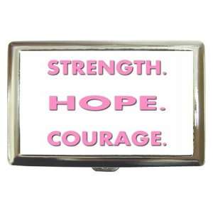 Pink Ribbon Fight Breast Cancer Strength Hope Courage Cigarette, Money 