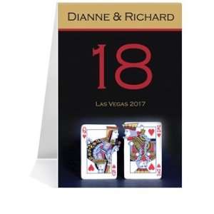   Photo Table Number Cards   Queen & King #1 Thru #34