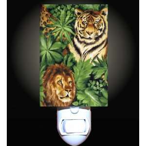  Lion and Tiger Jungle Decorative Night Light