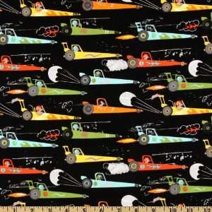   Miller Rat Race Black Fabric By The Yard Arts, Crafts & Sewing