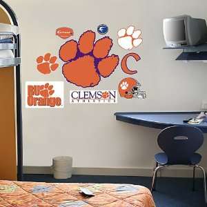   NCAA Clemson Tigers Clemson Team Logo Assortment Junior Wall Graphic