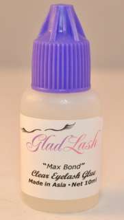 Glad Lashs Own Eyelash Extension Clear Max Bond Adhesive Glue  