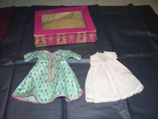 Vintage Vogue Ginny Doll Tagged in Original Pink Box Nightgown and 