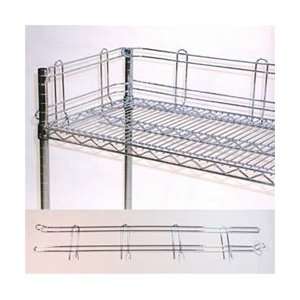  SI Chrome Wire Shelf Ledge for wire shelving
