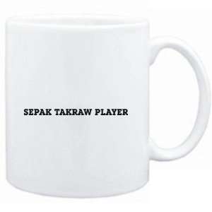  Mug White  Sepak Takraw Player SIMPLE / BASIC  Sports 