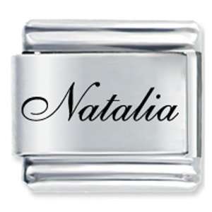    Edwardian Script Font Name Natalia Italian Charms Pugster Jewelry