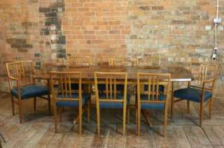 Fabulous Rosewood Dining Table & 8 Chairs Designed by GORDON RUSSELL 