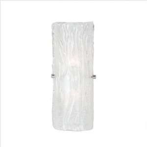  Brilliance Wall Sconce Glass Bright Ice Hand Made Glass 