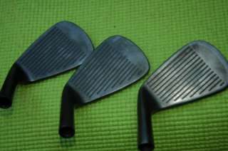 RARE CLEVELAND TA1 FORGED BLADES 3 PW (HEADS ONLY) SATIN BLACK OXIDE 