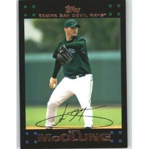  2007 Topps RED BACK #575 Seth McClung   Tampa Bay Devil 
