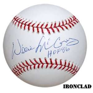 Willie McCovey Signed Ball w/ HOF 86 Insc.  Sports 
