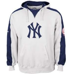   New York Yankees MLB Shaman White Hooded Sweatshirt