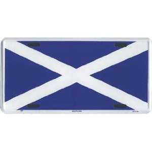  Scotland St Andrews Cross Country Flag Metal License Plate 