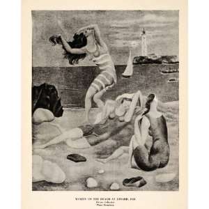  1940 Print Pablo Picasso Art Dinard Brittany France Beach 