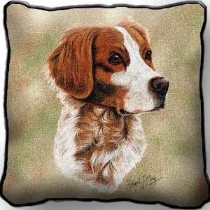 Brittany Spaniel Pillow Cover