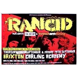  Rancid (Brixton Academy) Music Poster Print   30 X 40 