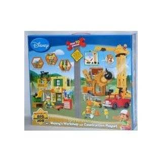 Disney Handy Manny Mannys Workshop and Construction Playset Over 70 