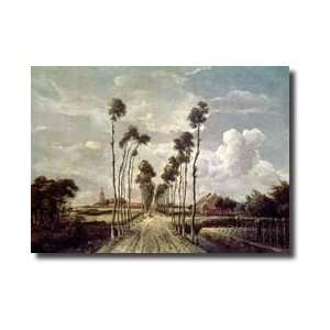  The Avenue At Middelharnis 1689 Giclee Print