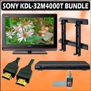 Series KDL 32M4000/T 32 inch 720P LCD HDTV (Brown) + Sony DVD Player 
