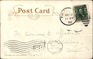 FULTON NY Oswego County Fair c1905 Postcard  