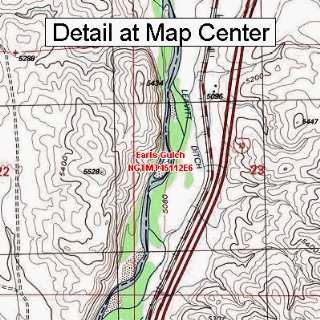  USGS Topographic Quadrangle Map   Earls Gulch, Montana 