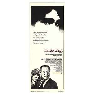  Missing Original Movie Poster, 14 x 36 (1982)