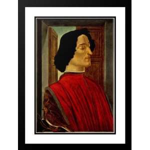  Botticelli, Sandro 19x24 Framed and Double Matted Giuliano 