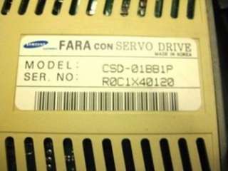 Samsung Servo Drive CS 01BB1P + Motor CSM 01BB1ANT3 FS  
