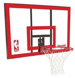   Basketball Board PolyCarbonate Backboard solid steel breakaway rim NEW