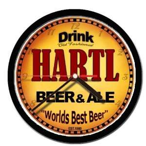  HARTL beer and ale cerveza wall clock 