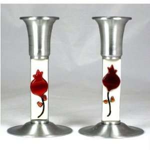  Pomegranate Candle Holders