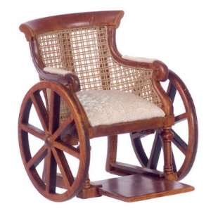   Square Miniatures Walnut Victorian Wheelchair   P6066 Toys & Games