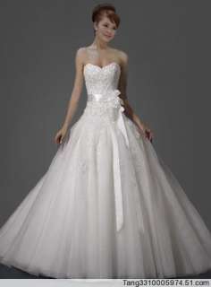 Wedding dress Bride/Bridesmaids Prom dress Ball Gown Size 4 6 8 10 12 