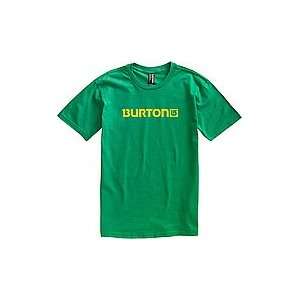 Burton Logo Horizontal Tee (Kelly Green) Large   Shirts 2012