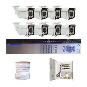 Complete Professional 8 Channel Full D1 CCTV DVR (2T HD) Surveillance 