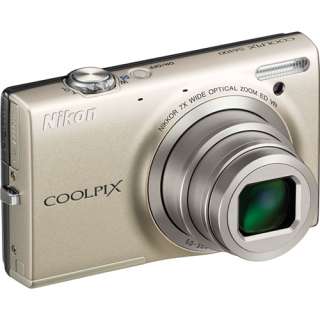 Nikon Coolpix S6100 Digital Camera Silver  