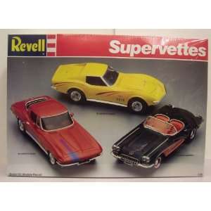  Revell 7484 Supervettes Three Corvette Kit Package Toys 