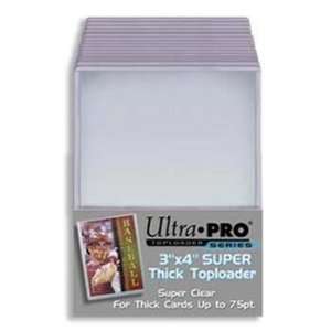  Ultra Pro Super Thick Top Loaders   25 Per Pack (Quantity 