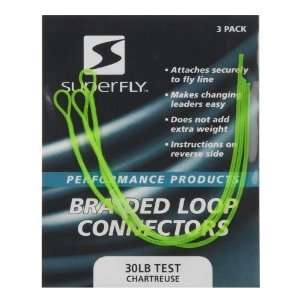  Academy Sports Superfly Chartreuse Braided Loop Connectors 