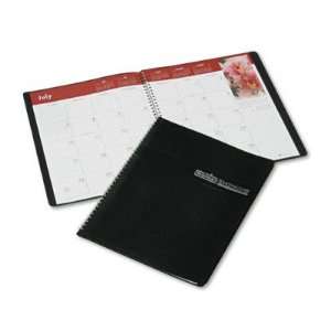  Earthscapes Full Color Monthly Planner   8 1/2 x 11, Black 