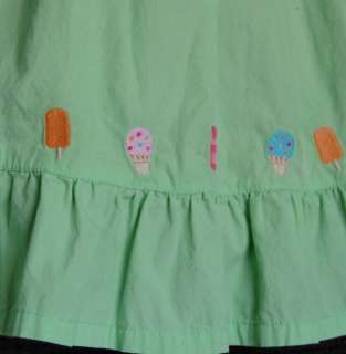   Popsicle Party Baby Girl Green Smocked Summer Dress size 12 18 months