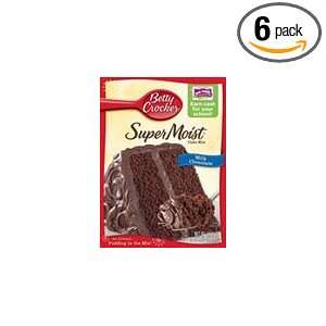 Betty Crocker Supermoist Cake Mix, Milk Chocolate, 15.25 Ounce (Pack 