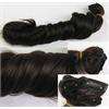 Clip on Hair Extensions Curly Wigs Dark Brown FZ142  