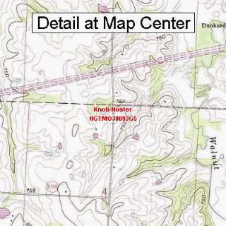   Map   Knob Noster, Missouri (Folded/Waterproof)