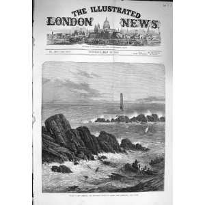  1875 Ship Wreck Schiller Bishop Lighthouse Scilly Agnes 