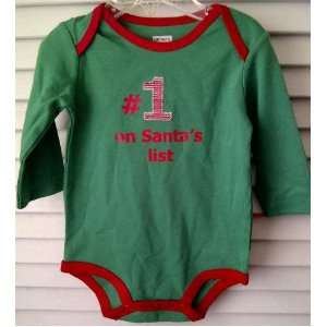  Carters Wiggle in Bodysuit Christmas Baby Clothes Holiday 