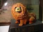 Sandra Brue Artist Signed and Dated 1986 Red Chow Sandicast Sculpture 